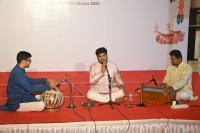 Classical Music Programme by Shri Aadinath Dhumale (Vocals) and group: Ajinkya Mahalle on Tabla, Rushikesh Dudhale on Harmonium (22 Sep 2025 ) Pictures Courtesy of Shri Dinesh Karkal